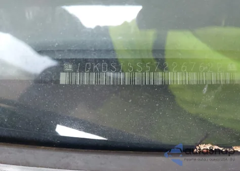 2007 GMC Envoy Sle z USA, uszkodzony, nr VIN 1GKDS13S572267622